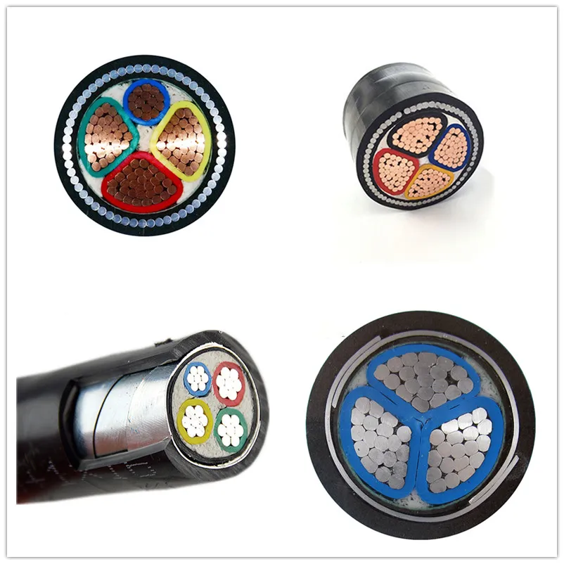 Vvg Avvg Cable Yjlv Avvg 1kv 4X240 3X240 3X185mm PVC Insulated Circular Compacted Stranded Aluminum
