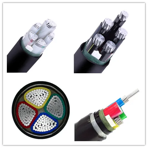 Vvg Avvg Cable Yjlv Avvg 1kv 4X240 3X240 3X185mm PVC Insulated Circular Compacted Stranded Aluminum