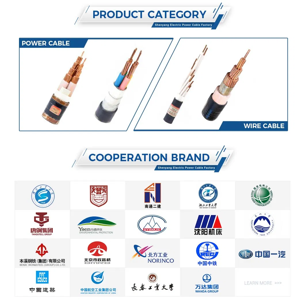 Yjv22 Electrical Power Cable 0.6/1kv 3X240+1X120 mm2 Cu/XLPE/PVC/Sta/PVC Cable